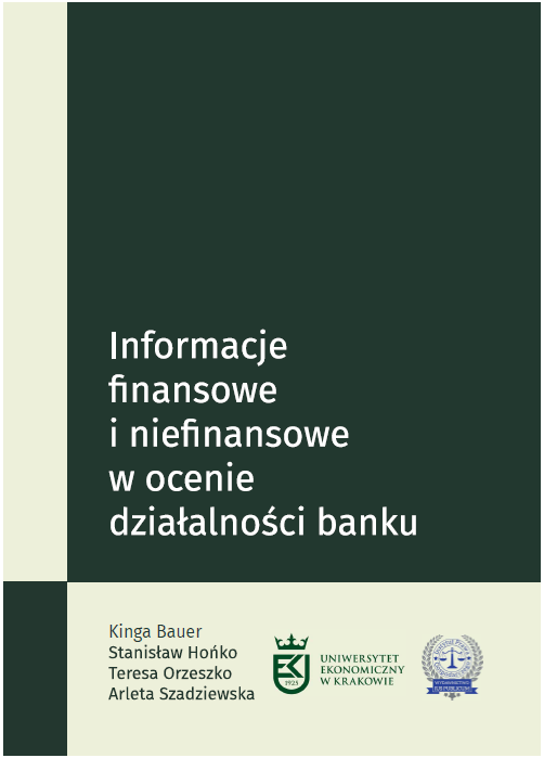 Informacje finansowe i niefinansowe w ocenie działalności banku
